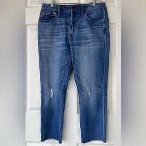 Madewell High-Rise Slim Crop‎ Boyjean Size 28